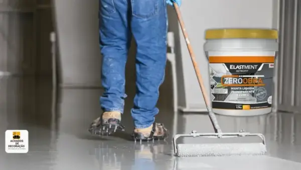 Tinta zero obra para piso