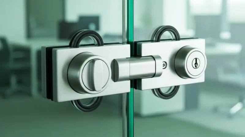 Tipos de fechaduras para portas de vidro