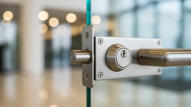 Tipos de fechaduras para portas de vidro