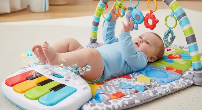 Tapete de atividades para bebê