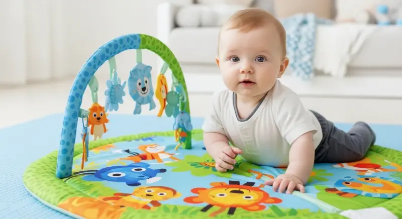 tapetes de atividades para bebê
