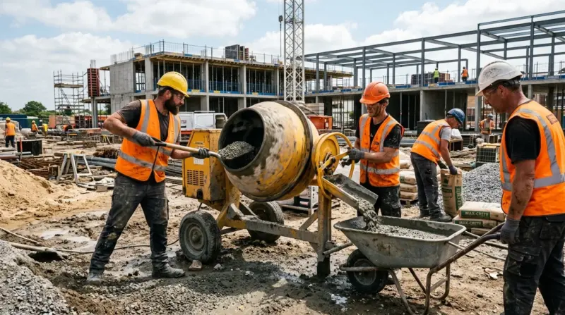 Aluguel de betoneira: economize tempo e dinheiro na sua obra agora