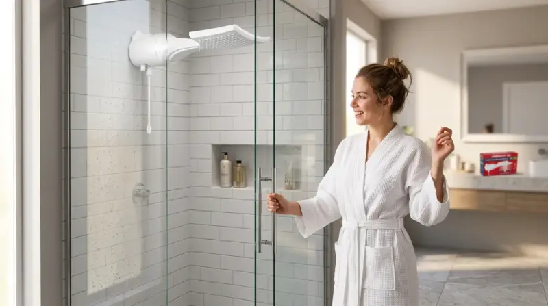 Ducha eletrônica para banheiro com design moderno